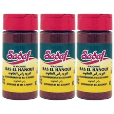 Sadaf Ras El Hanout Seasoning - Ancient Moroccan Blend of 2 Ounce (Pack 3) 