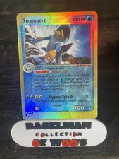Ruby and Sapphire 13/109 Swampert Reverse Holo MP Pokémon Card Vintage 2003 on eBay