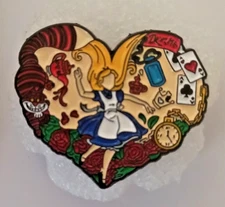 ALICE IN WONDERLAND- ENAMEL PIN-SHIP ALL THE PINS YOU BUY FOR $4.99-VISIT STORE