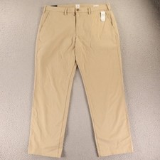 Gap Pants Mens 36x30 Beige Cotton Twill GapFlex Essential Khaki Chino NEW 59.99