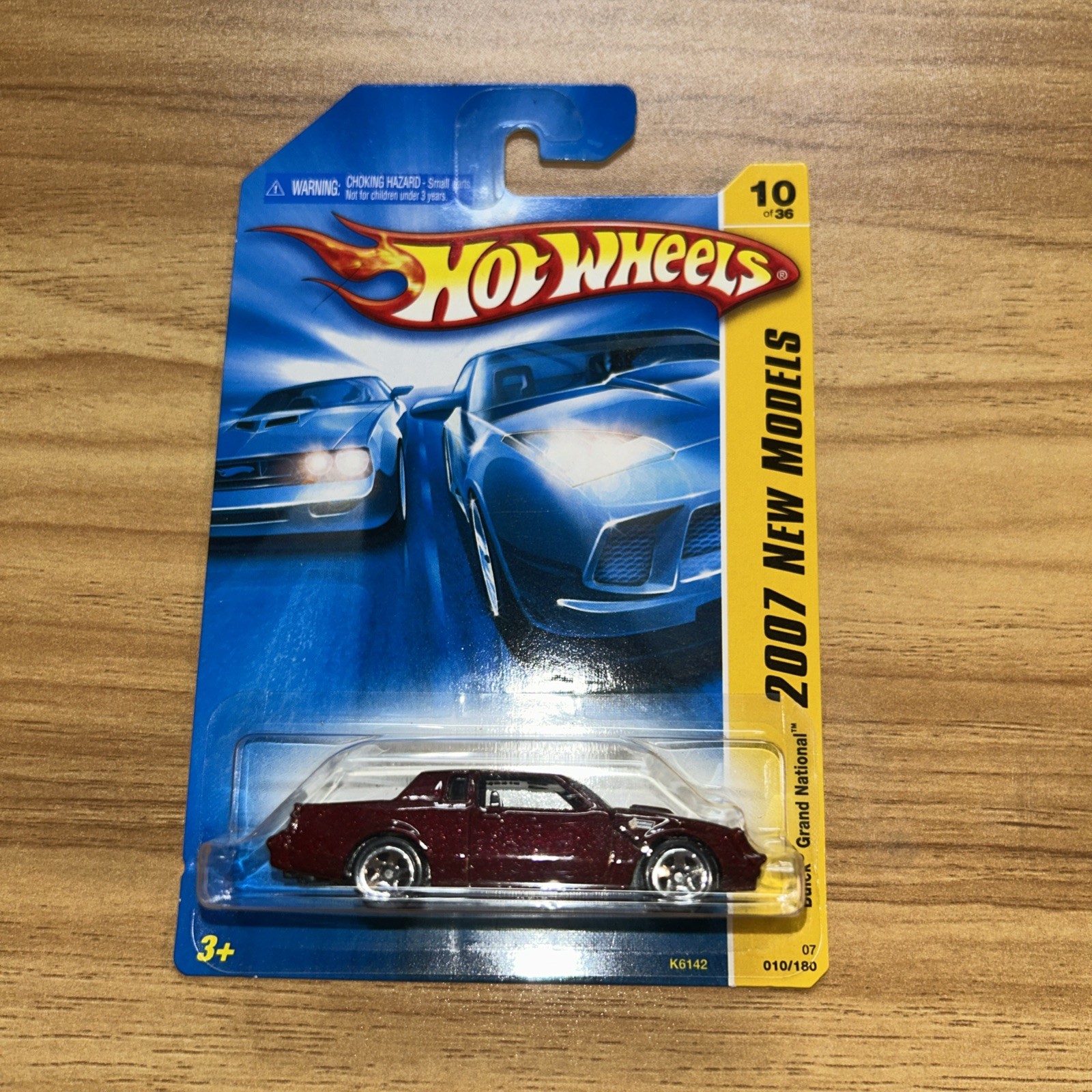 2007 Hot Wheels New Models 10/36 Buick Grand National Maroon