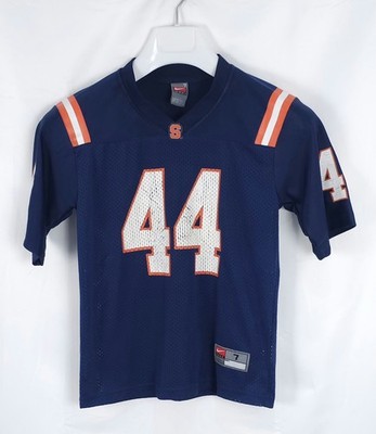 Nike Syracuse Orange #44 Trikot Jugend Größe 7 blau orange Jim Brown Floyd Little