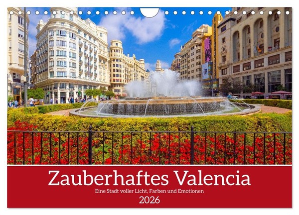 Zauberhaftes Valencia (Wandkalender 2026 Din A4 Quer), Calvendo Monatskalender-image