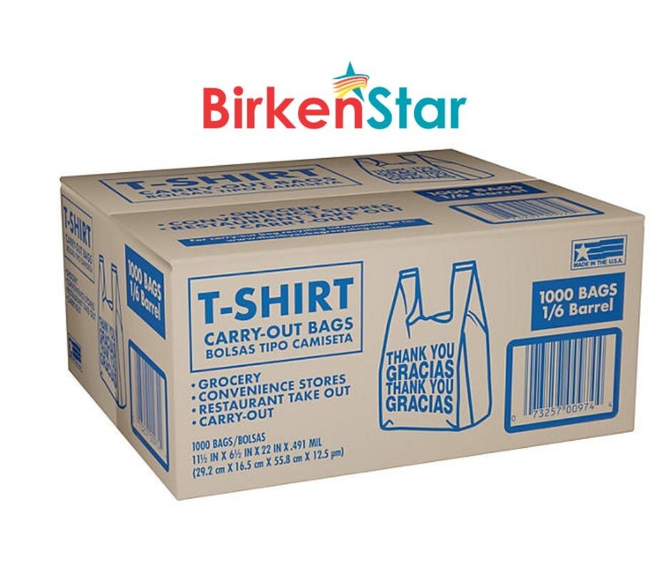 T-Shirt Style Thank You Carry-Out Bags .49mil | BJ's Wholesale Club