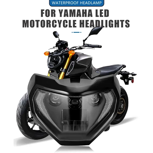 E9 Approved LED Headlight Headlamp Front Light For Yamaha MT07 FZ07 2018-2020 - Picture 9 of 10