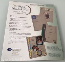 Creative Memories Natural Scrapbook Refill Pages 8 1/2 x 11 New and Sealed