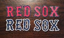 Boston Red Sox - MLB - Replica Jersey Letters Patch Kit - Lot;