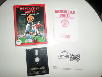 Jeu Amstrad CPC 6128 – MANCHESTER UNITED – Krisalis Software – Bon état