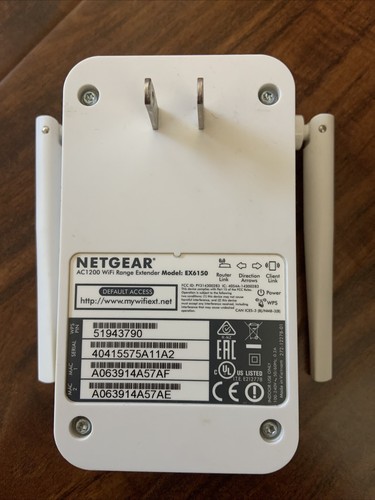 Netgear AC1200 Wifi Range Extender EX6150V2 Dual Band - Afbeelding 2 van 3