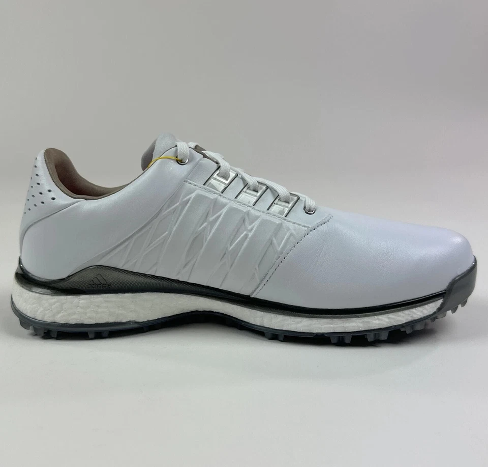 Adidas Tour360 XT-SL 2.0 White Silver Golf Shoes EG4872 Mens Size 7 (Womens 8.5) - Image 4 of 4