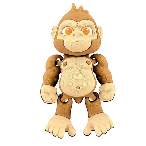 Rotatable 3D Printed Monkey Landscaping Decoration - Picture 11 of 14