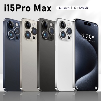 I15 Pro Max 5G Unlocked Android 15 Smartphone 128GB Dual SIM Cheap Mobile Phone
