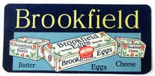 1926 Swift & Co BROOKFIELD EGGS BUTTER CHEESE celluloid pocket ruler calendar xx