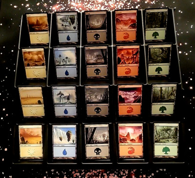 GirlGames - MTG NM CHK COLLECTOR SET - 1X EA CHAMPIONS OF KAMIGAWA BASIC LAND