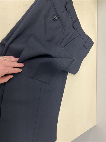 Blauer Police Uniform Reg 33 Dark Navy 4-POCKET Wool Blend Trousers #8560 - Picture 8 of 8