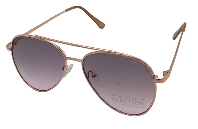 Kenneth Cole Reaction Mens Sunglass Gold Metal Aviator  display picture 3