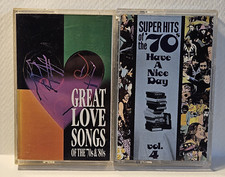50  s Cassettes   Lot of 2   10 Hits Rock n" Roll 1957  The Best of 50s Party
