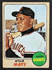 1968 Topps Baseball #50 Willie Mays San Francisco Giants