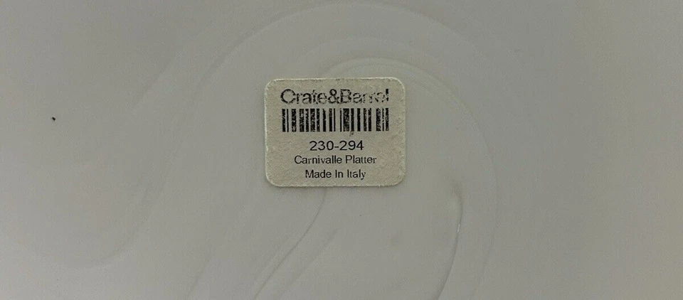 Bandeja de Carnaval Crate & Barrel 230-294 12.75" de Ancho Foto 4 de 4