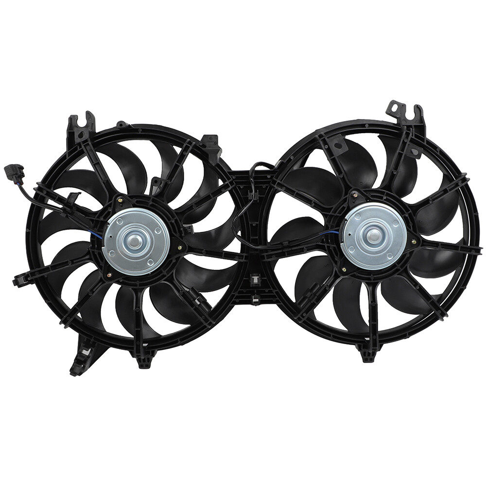 Radiator Condenser Cooling Fan Assembly For 2009-2020 Nissan 370Z 3.7L 3696CC V6