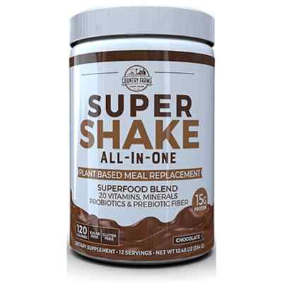 Country Farms All-in-One Super Shake Meal Replacement 15g Plant Protein 