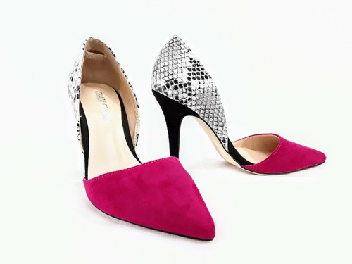 SCARPE DONNA 039 Decolleté FUXIA A PUNTA PRIMAVERA ESTATE 2020 DONNE TACCO  ALTO | eBay