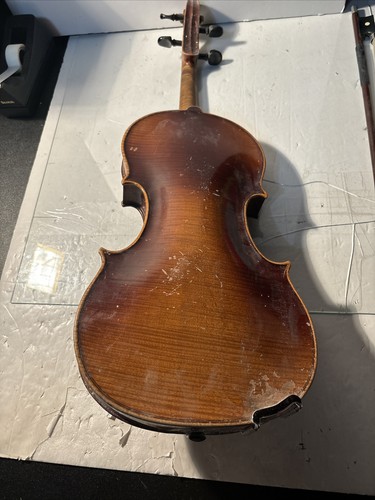 Old Violin Nicolaus Amatus Cremonen Fil ac Antonij Nepos Facit Germany Ebony Woo - Picture 15 of 24