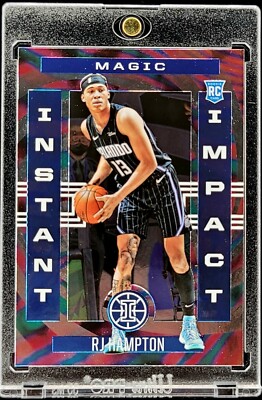 Rookie Magic RJ Hampton RC - 2020-21 NBA Panini Illusions Instant Impact Rookie ...