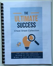 ULTIMATE SUCCESS CHEAT SHEETS - 24 Classic Self Help Book Summaries on SUCCESS!!