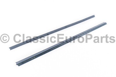 Front door outer seal weatherstrip scraper set for BMW E30 4 door sedan touring