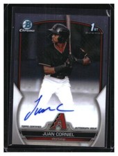 2023 Bowman Chrome #CPA-JCL Juan Corniel Base Auto