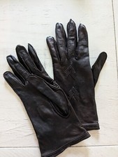 Vintage Brown Leather Driving Gloves by Superb 8 Ladies 6
