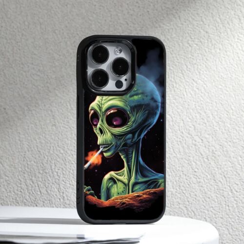 Shockproof Cover Cute alien smoking cigarette For Galaxy A15 A53 A54 A32 - Picture 1 of 205