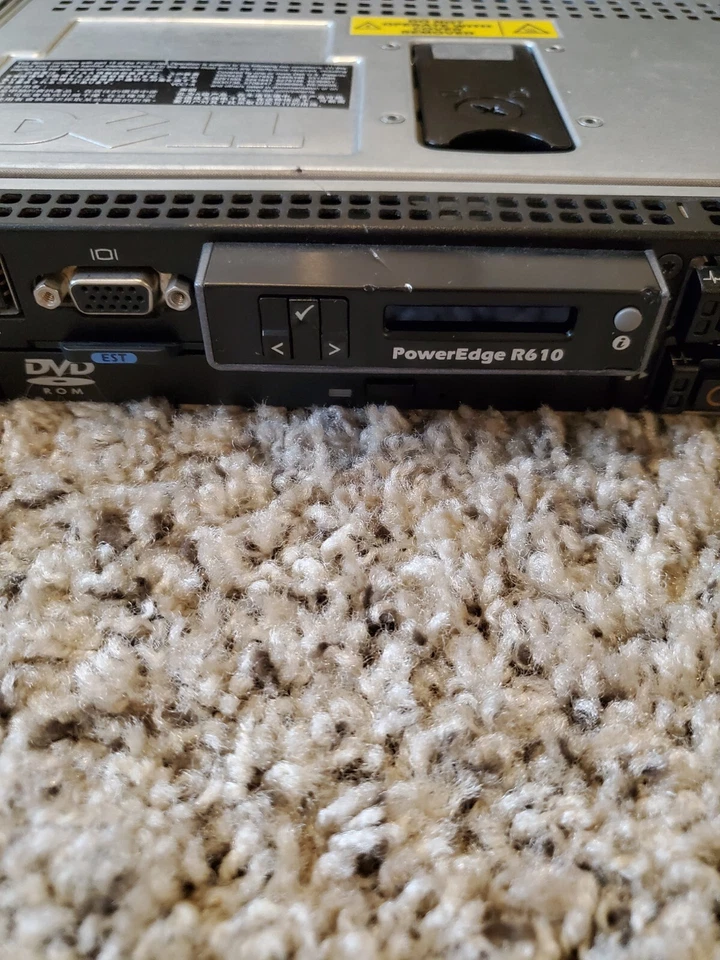 Dell PowerEdge R610 Gen2 | 96 GB Memory | 2 x X5675 | 6 HDD's | Rails - Image 2 of 4