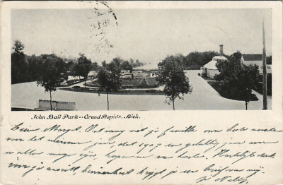 PC US, MI, JOHN BALL PARK, GRAND RAPIDS, Vintage Postcard (b32156)