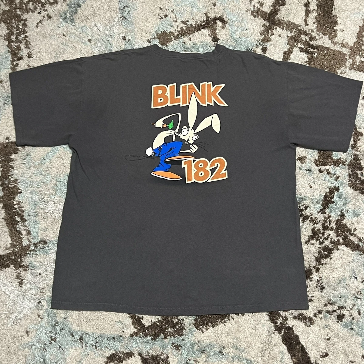 Vintage Blink 182 Dude Ranch Rabbit Shirt Size XL Punk Rock Band