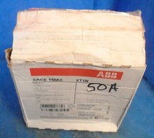 NIB ABB CIRCUIT BREAKER SACE TMAX XT1S 125 50A 240V 3P 1YR WARRANTY
