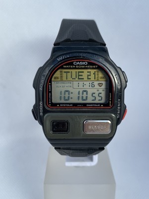 Vintage Casio BP-100 Blood Pressure Monitor Men's Rare Digital Wrist Watch  Japan 79767269890 | eBay