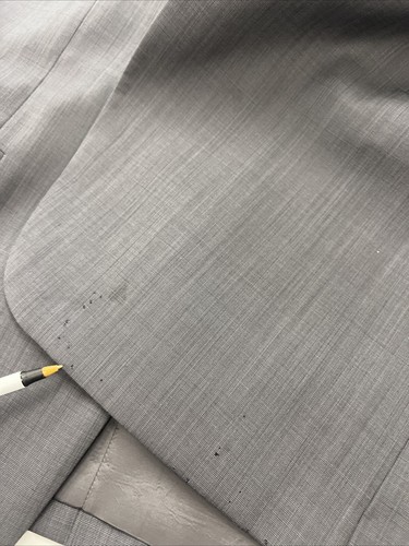 SUPER 100 Hugo Boss Men's Dark Gray Wool Suit 44R 36X29 $1,295 - Picture 13 of 18