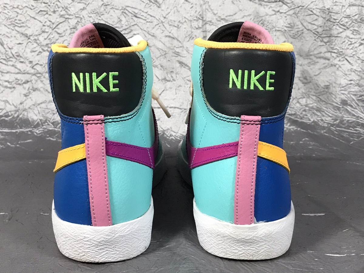 NIKE BLAZER MID BATTLE BLUE MULTICOLOR CZ9441-400 SNEAKERS NIKE BLAZER MID BATTLE BLUE MULTICOLOR CZ9441-400 SNEAKERS