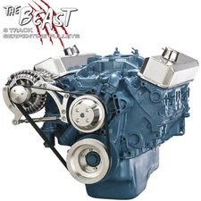 Small Block Chrysler Serpentine Pulley Kit 318 340 360 Mopar Alternator Only