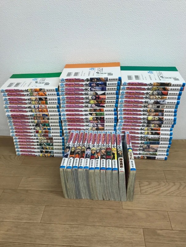 4 books set Naruto Vol.1-72  Manga Japanese Comics Masashi Kishimoto DDP