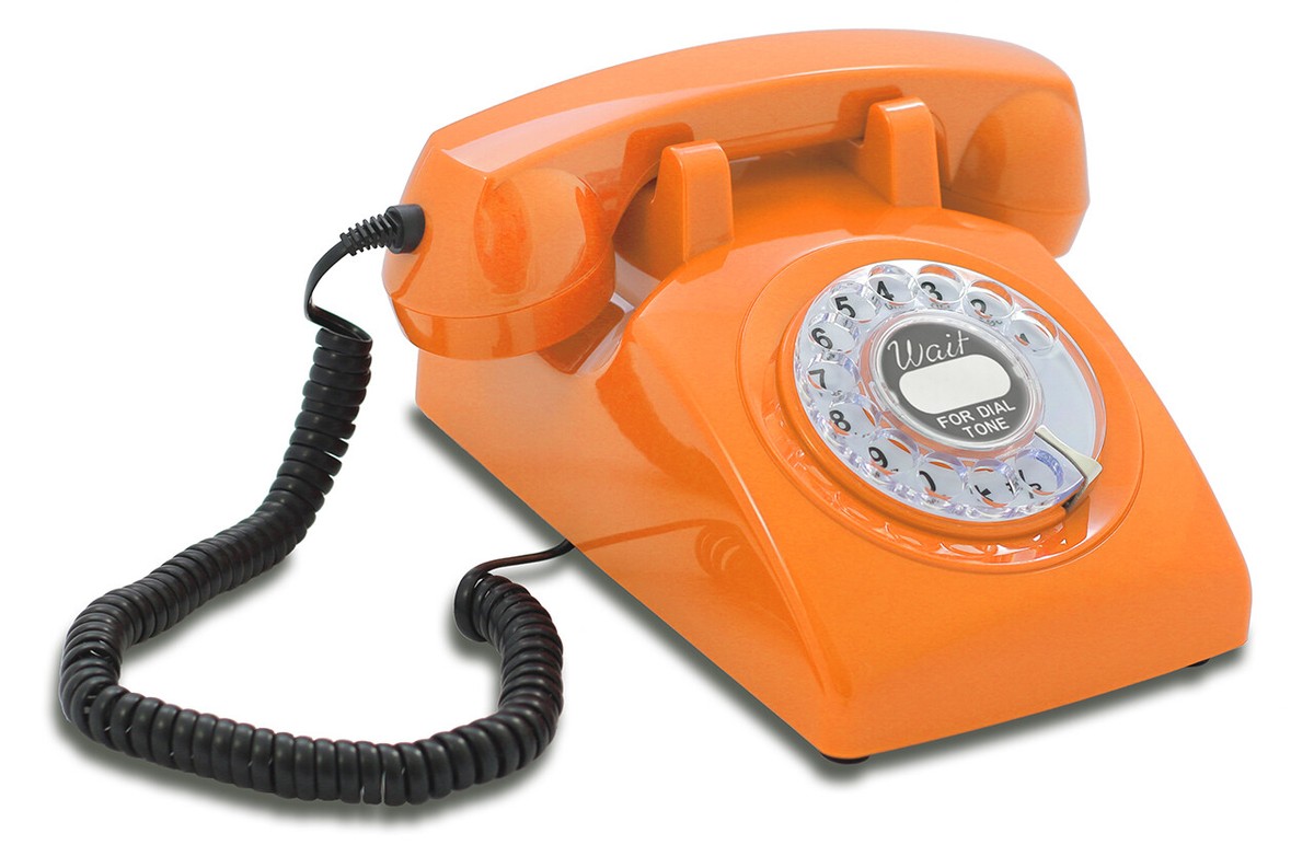 装飾的デザイン ハーモニカ 本体 Saha phone レトロ OPIS 60s CABLE: the retro telephone with Classic US Rotary Dial