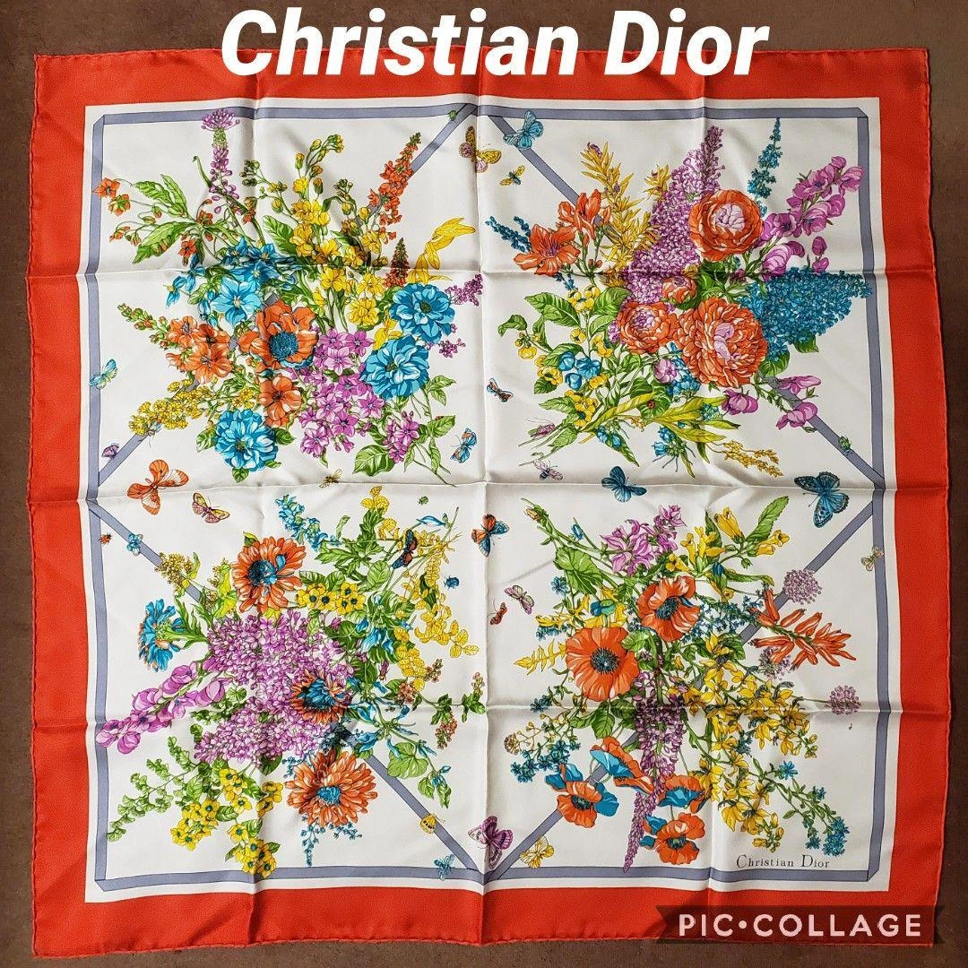 Christian Dior grande écharpe 86 cm 33