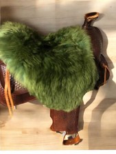 Saddle Seat Cover Seat saver-Real Sheepskin Western For Highback Ranch Wade XL