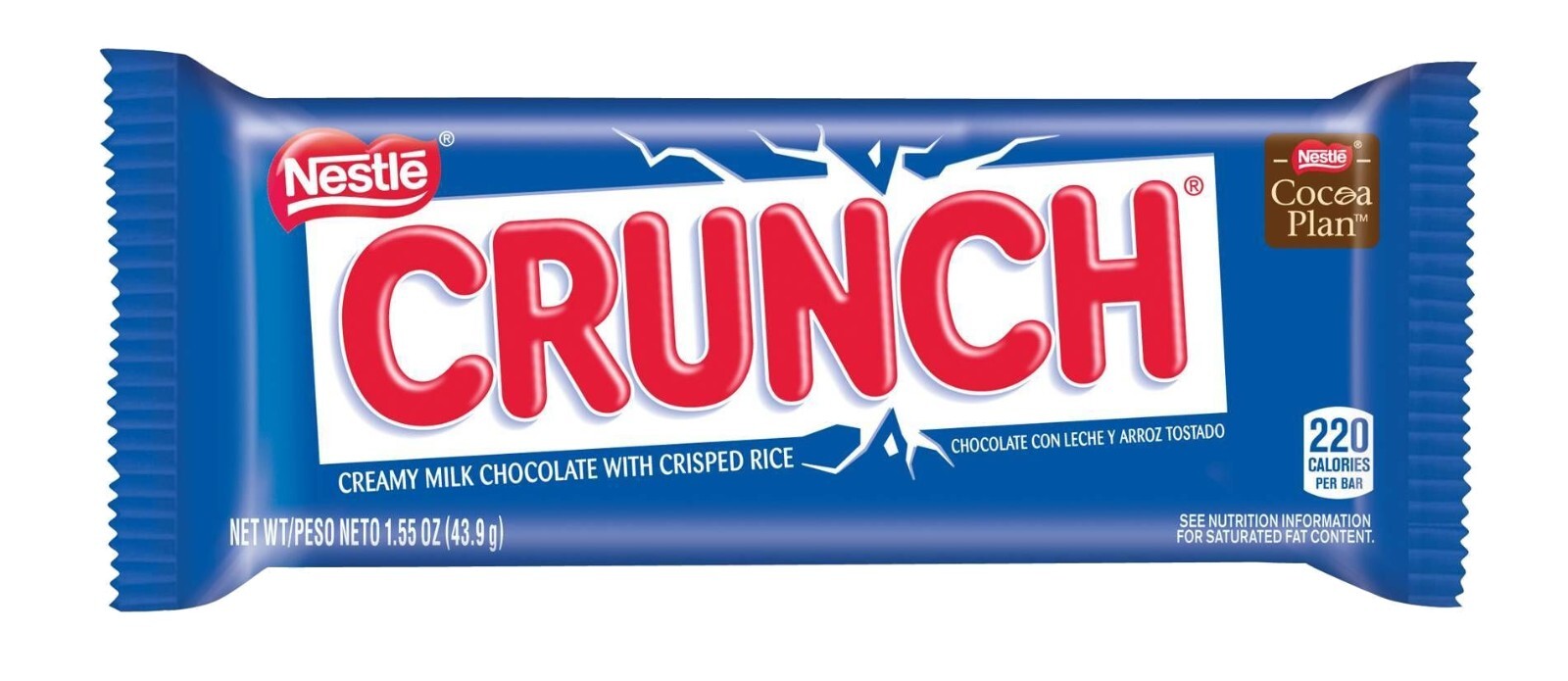 Crunch candy bar sticker weatherproof bumper vinyl decal