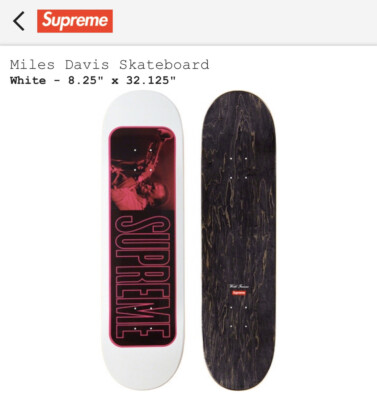 新品　SUPREME マイルズデイヴィス　8.5　20SS　デッキ　シュプリーム s-l400.jpg