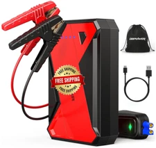 Coche Bateria Kit De Cargador Equip Carro Corriente Booster Auto Jumb Start NEW