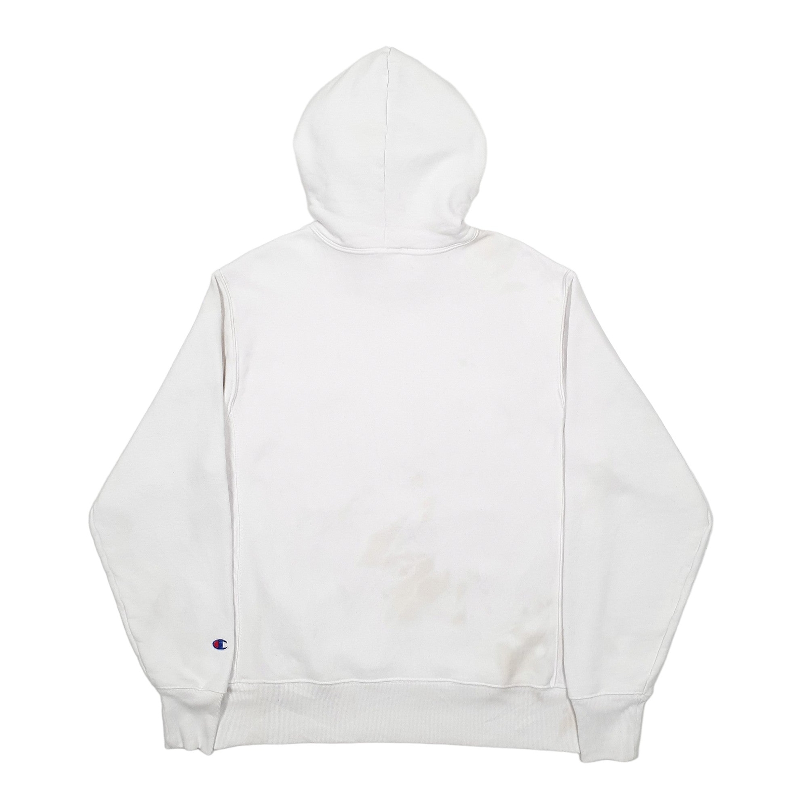CHAMPION Hoodie Reverse Weave Jumper Sweatshirt Mens M image 4