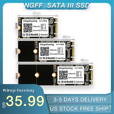 Kingchuxing 2TB 1TB M.2 NGFF SSD 2280 2242 2260 512GB SATA III Solid State Drive